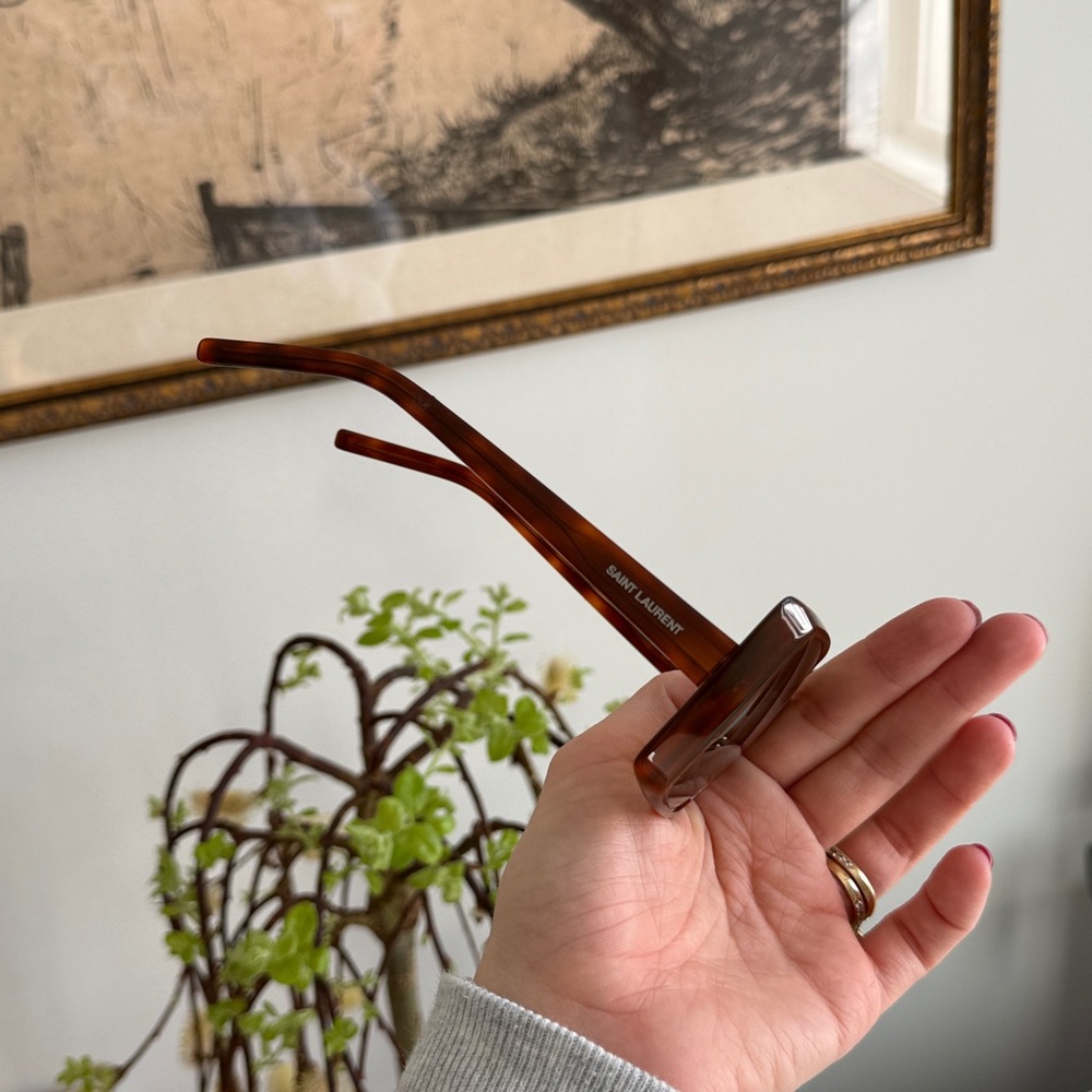 ✨ NEW SAINT LAURENT sunglasses Havana brown - Picture 9 of 14